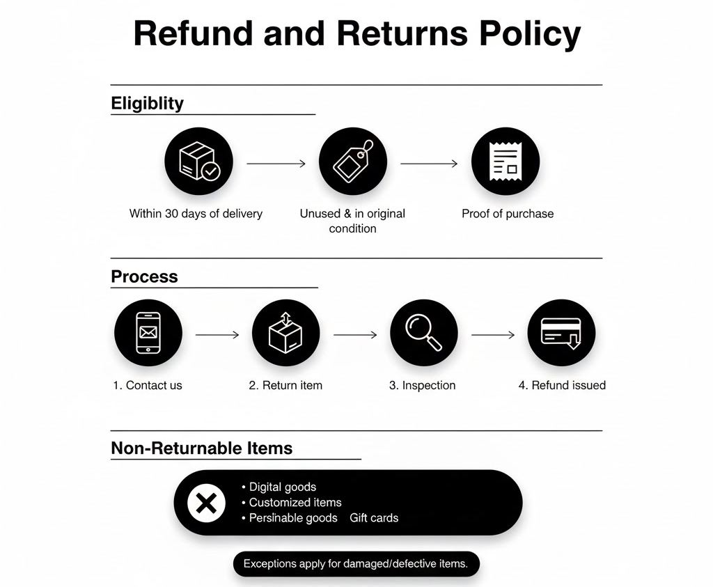 Refund and Returns Policy