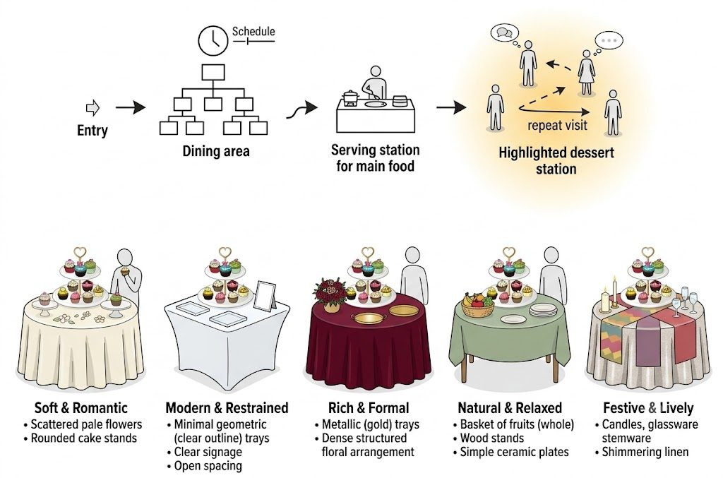 A Dessert Table Is a Small Room Within the Room