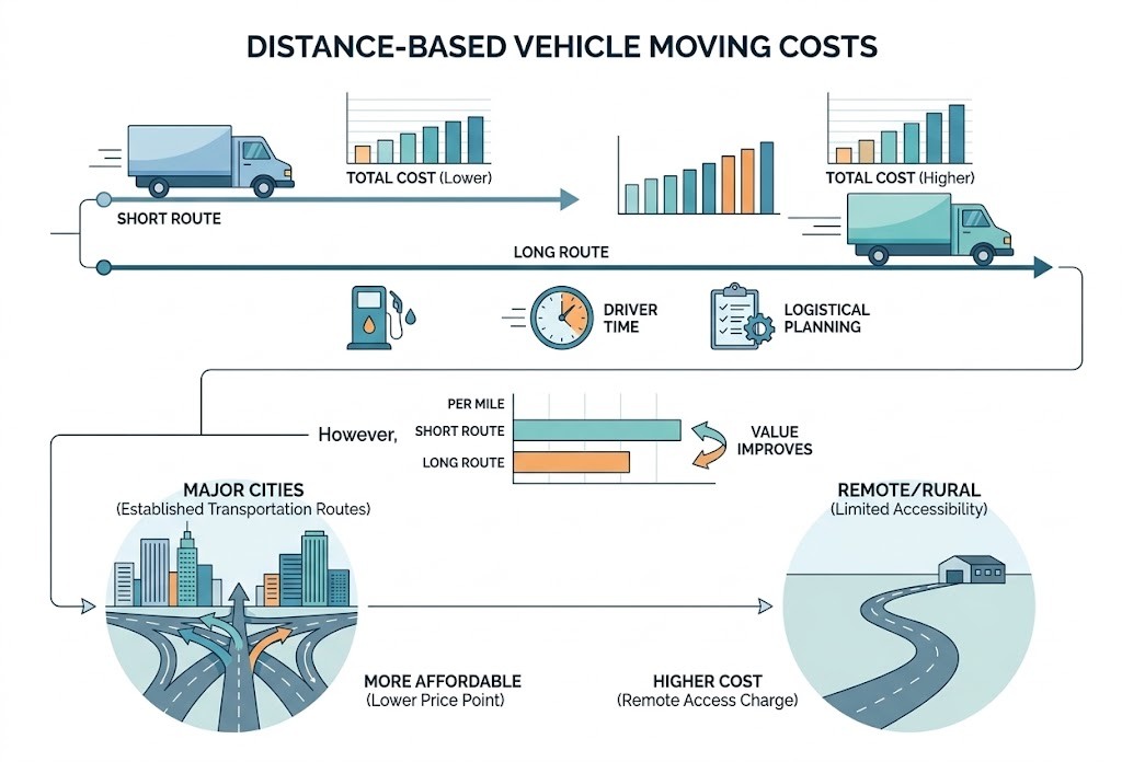 Distance Plays a Major Role in Pricing